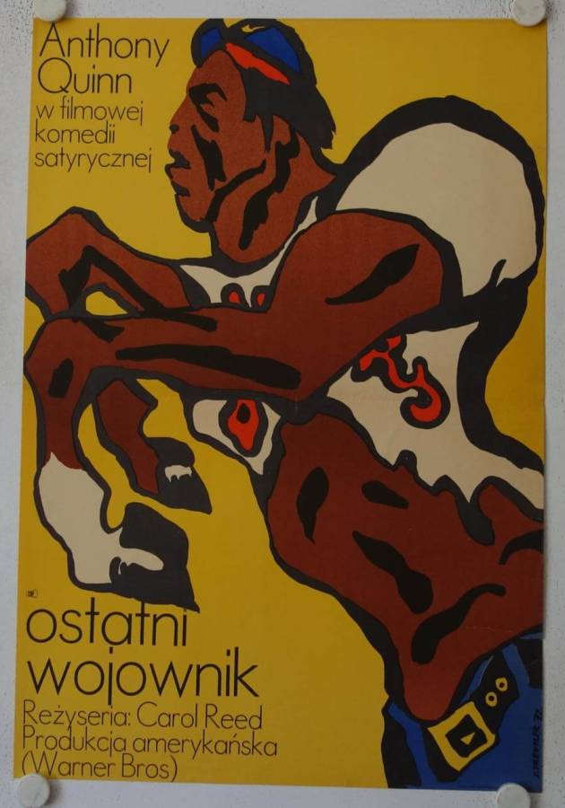 Der Indianer originales polnisches Filmplakat